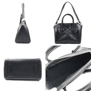 Givenchy Bag Antigona Silver Black 2way Leather Shoulder